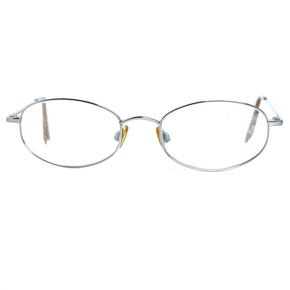 Anne Klein 9047 426 Gunmetal Oval Metal Eyeglass Frames 51-18-135